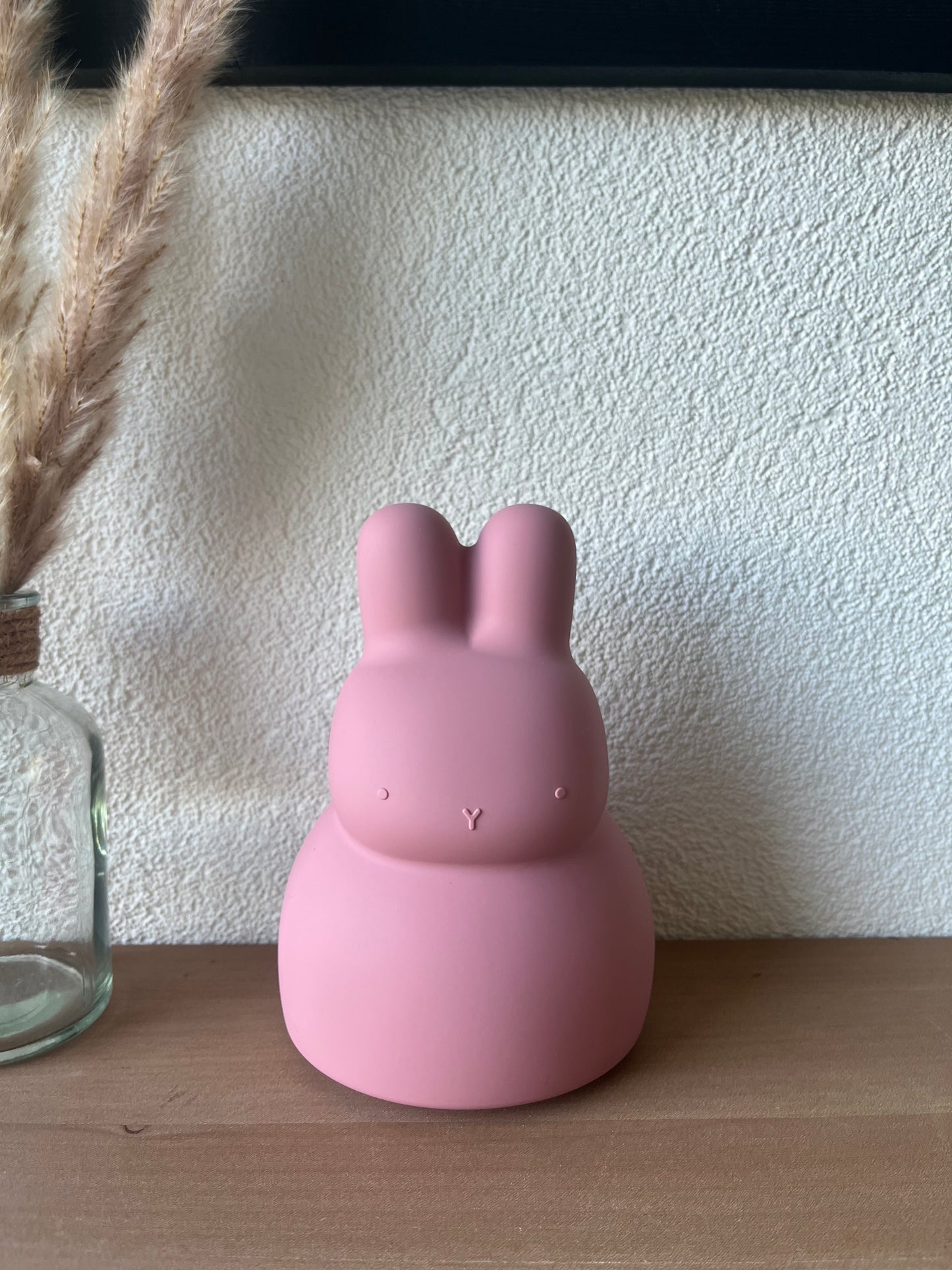 Siliconen spaarpot konijn Roze