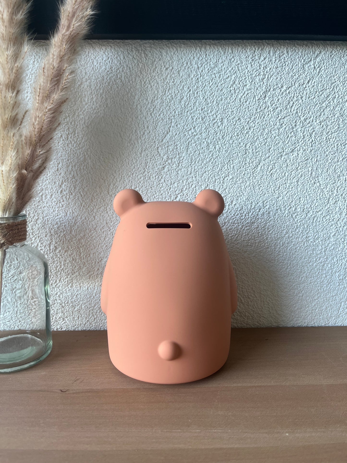 Siliconen spaarpot beer Sienna