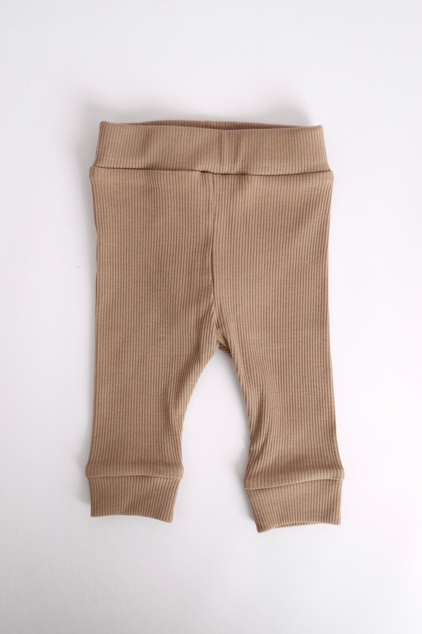 Broekje rib Taupe