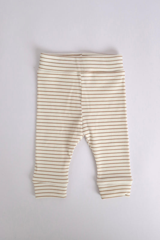 Broekje rib streepjes Taupe