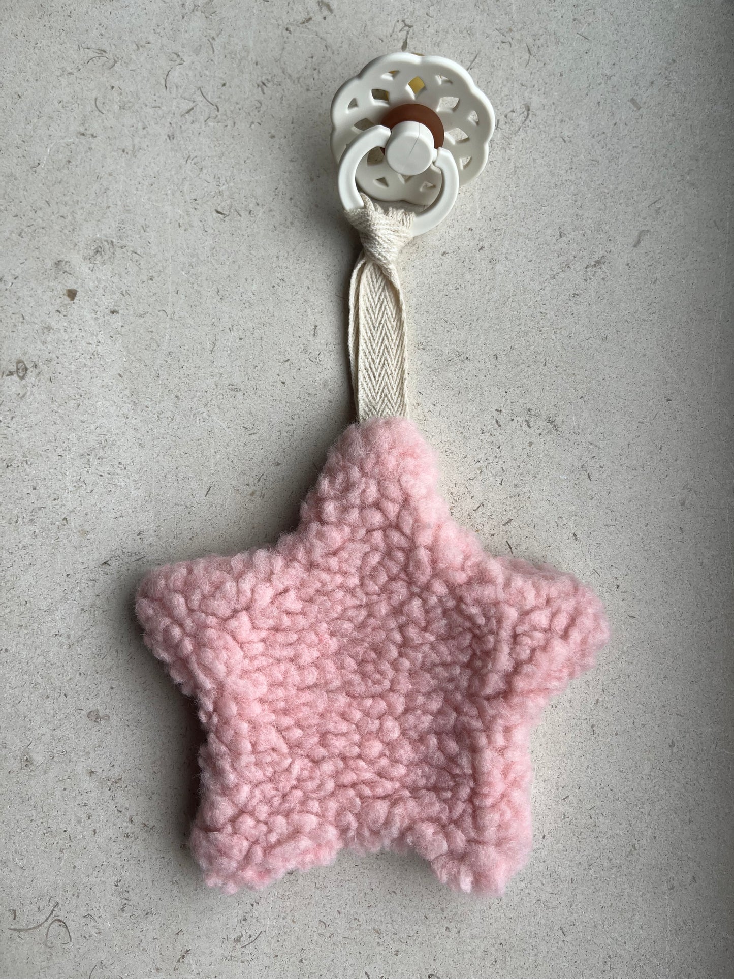 Speendoekje ster Roze