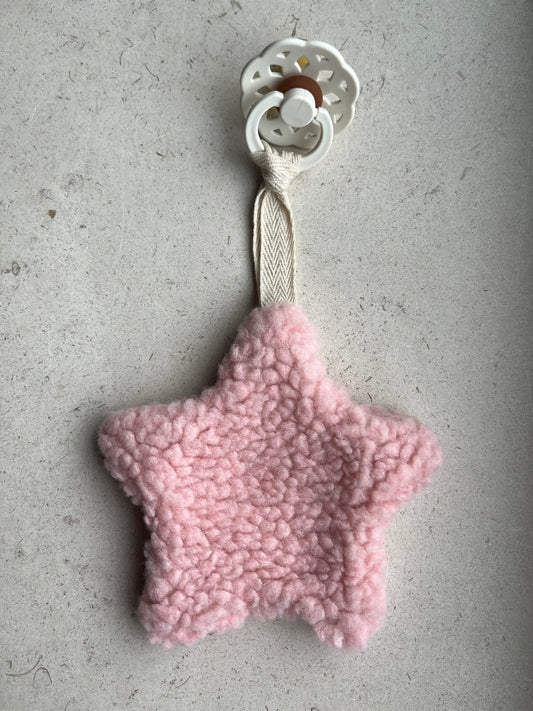 Speendoekje ster Roze